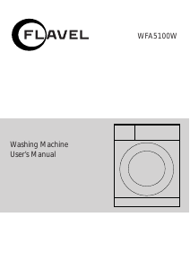 Manual Flavel WFA5100 Washing Machine
