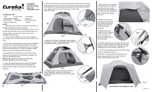 Manual Eureka Tetragon 1210 Tent