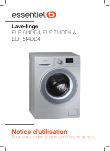 Mode d’emploi Essentiel B ELF 614 DD4 Lave-linge