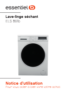 Mode d’emploi Essentiel B ELS 861 B Lave-linge séchant