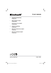 Manuale Einhell TC-AC 190/24/8 Compressore
