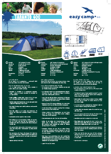 Handleiding Easy Camp Taranto 600 Tent