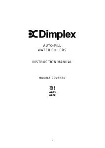 Handleiding Dimplex WB5E Boiler