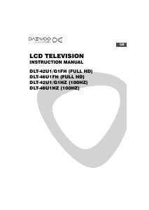 Handleiding Daewoo DLT-42G1FH LCD televisie