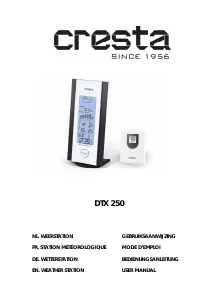 Manual Cresta DTX250 Weather Station