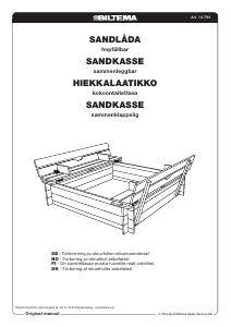 Brugsanvisning Biltema 14-794 Sandkasse