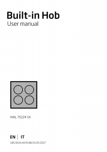 Bruksanvisning BEKO HIAL 75224 SX Häll