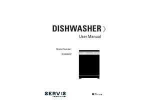 Manual Servis DC6652W Dishwasher