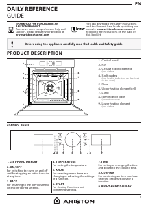 Manual Ariston FI5 854 C IX A AUS Oven