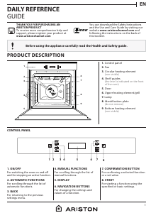 Manual Ariston FI7 871 SC IX A AUS Oven