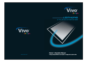 Handleiding Vivo LEDTV42FHD LCD televisie
