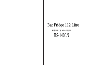 Manual Tisira HS-140LN Refrigerator