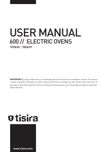 Manual Tisira TOC619 Oven