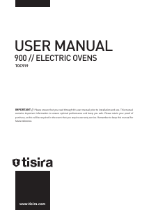 Manual Tisira TOC919 Oven
