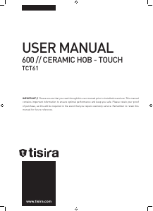 Manual Tisira TCT61 Hob
