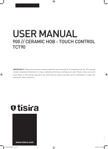 Handleiding Tisira TCT90 Kookplaat