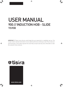 Manual Tisira TIS90B Hob