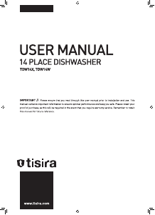 Manual Tisira TDW14W Dishwasher