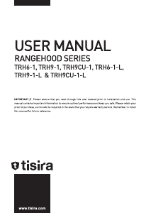 Manual Tisira TRH9CU-1 Cooker Hood