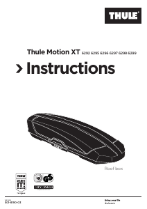 Руководство Thule Motion XT L Автобокс