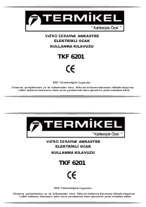 Kullanım kılavuzu Termikel TKF 6201 Ocak