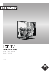 Manual Telefunken H28V2 LCD Television