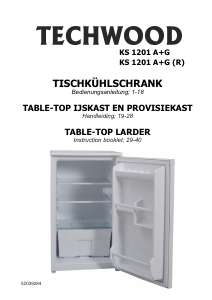 Bedienungsanleitung Techwood KS 1201 A+G Kühlschrank