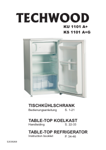 Manual Techwood KU 1101 A+ Refrigerator