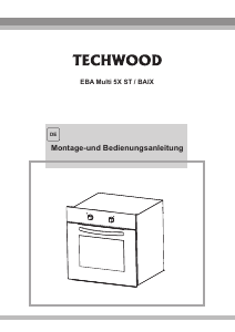 Bedienungsanleitung Techwood EBA MULTI 5 X ST Backofen
