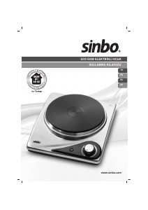 Manual Sinbo SCO 5038 Hob