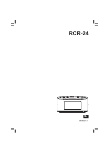 Handleiding Sangean RCR24 Wekkerradio