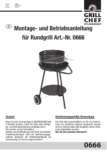 Bedienungsanleitung Landmann 0666 Barbecue