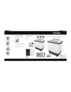 Manual Panda XPB36 Washing Machine