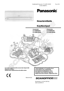 Käyttöohje Panasonic CU-UW12GKE Ilmastointilaite