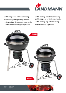 Bedienungsanleitung Landmann 31341 Black Pearl Comfort Barbecue