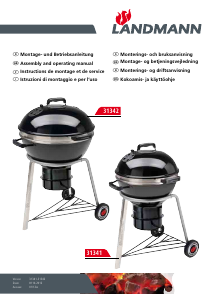 Manual Landmann 31342 Black Pearl Comfort Barbecue