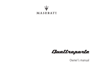 Handleiding Maserati Quattroporte (2018)