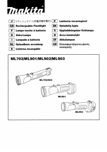 Bedienungsanleitung Makita ML902 Taschenlampe