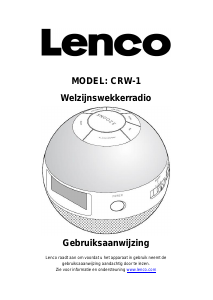 Handleiding Lenco CRW-1 Wekkerradio