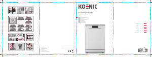 Mode d’emploi Koenic KDW 60111 A2 FS Lave-vaisselle