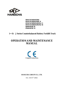 Manual Hangcha CDP10 Forklift Truck