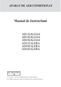 Manual Haier AD122ALEAA Aer condiționat