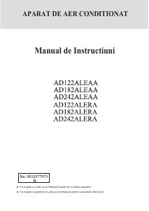 Manual Haier AD242ALERA Aer condiționat