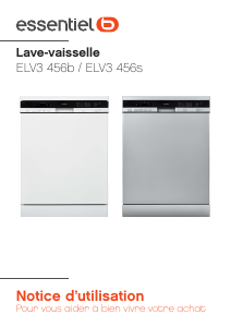 Mode d’emploi Essentiel B ELV3 456b Lave-vaisselle