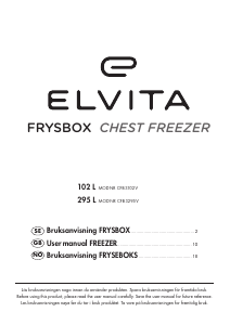 Manual Elvita CFB3102V Freezer