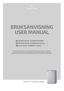 Bruksanvisning Elvita CFS2851V Frys