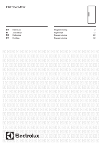 Brugsanvisning Electrolux ERE3540MFW Køleskab