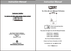 Manual Cygnet CYMFCT1030 Kettle