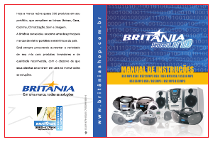 Manual Britania BS6 Mp3 USB Leitor de CD