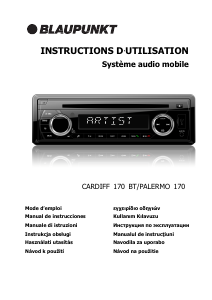 Manual de uso Blaupunkt Cardiff 170 Radio para coche